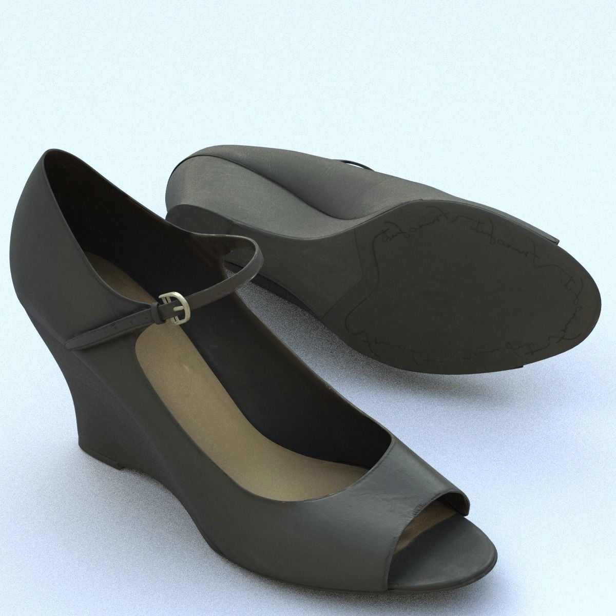 Shoe Middle SM 3D model_4