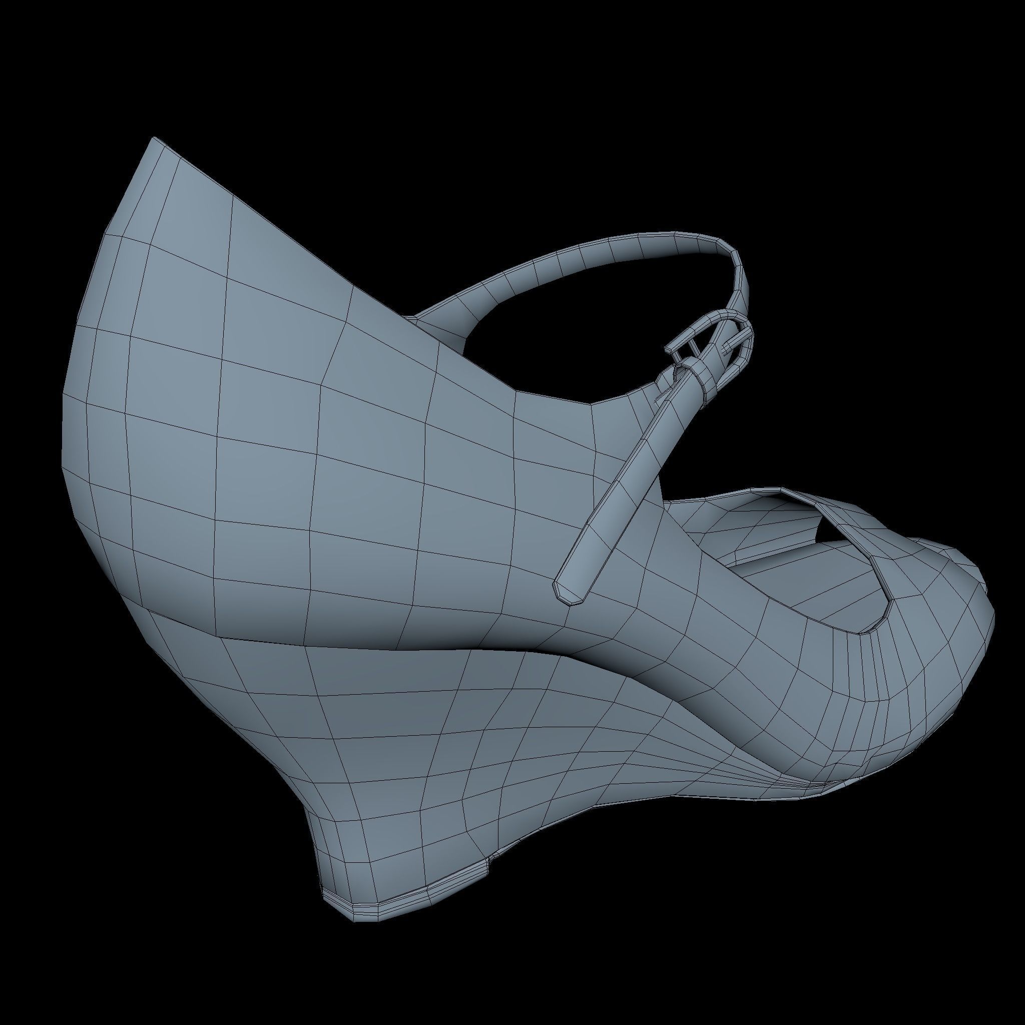 Shoe Middle SM 3D model_8