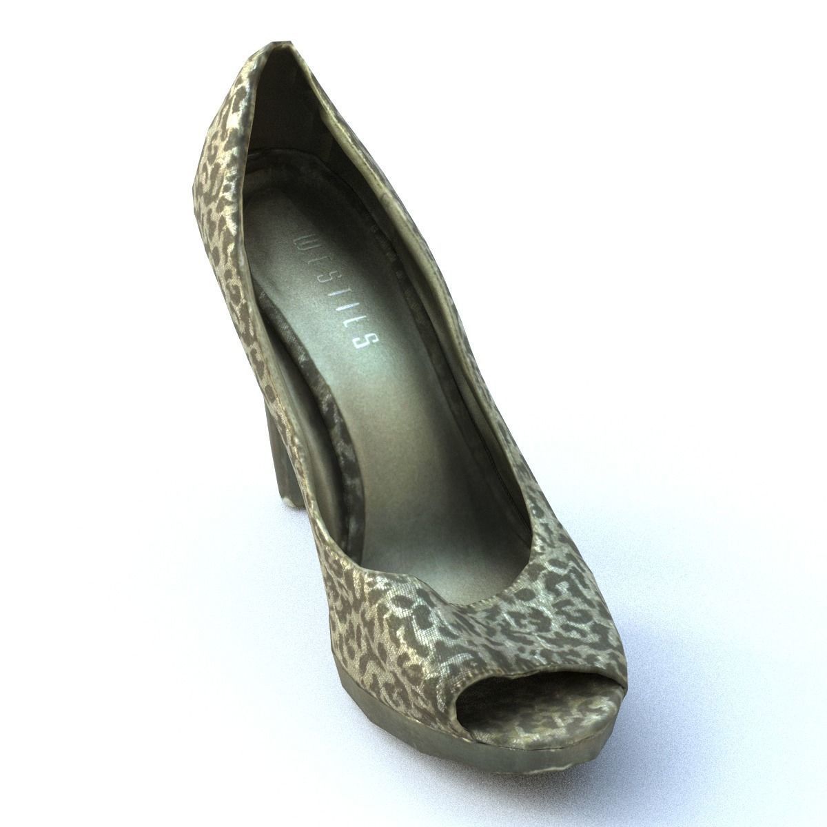 High Heel Low Poly Low-poly 3D model_10