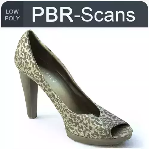 High Heel Low Poly