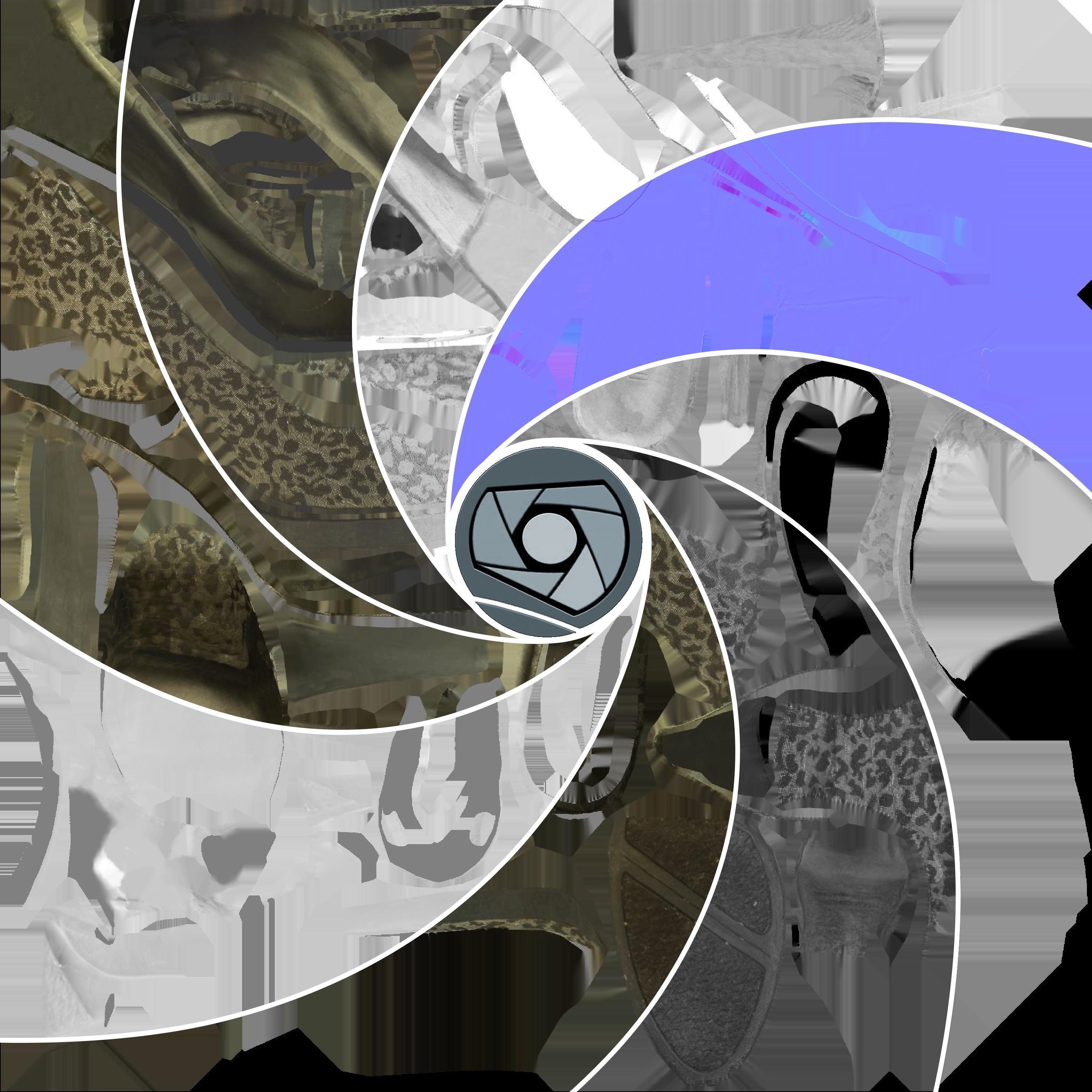 High Heel Low Poly Low-poly 3D model_3