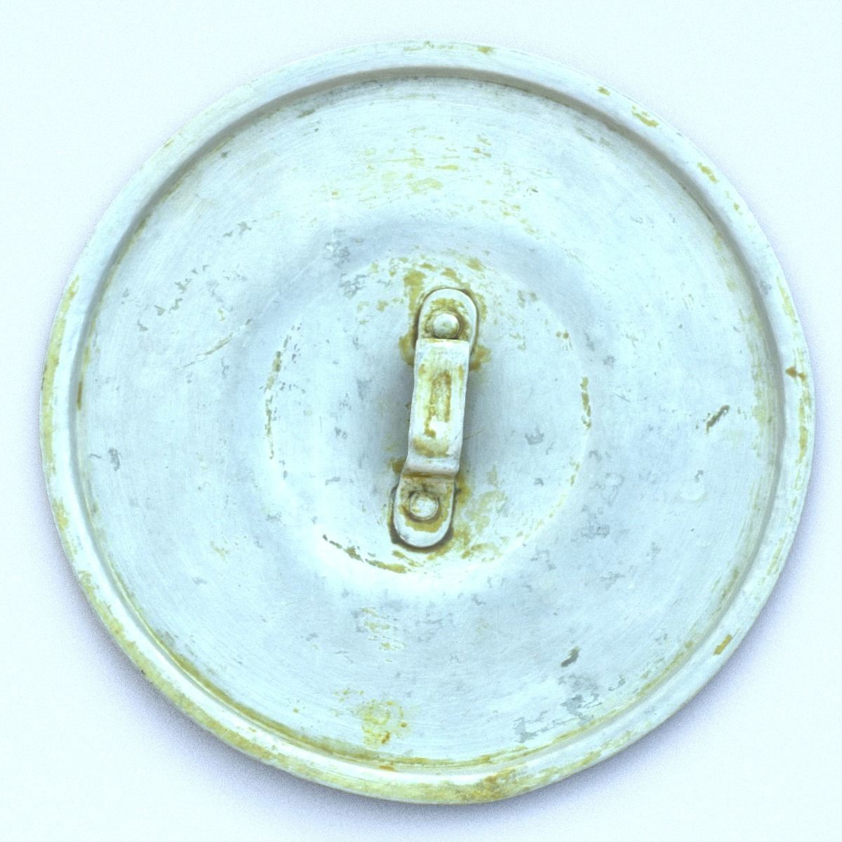 Saucepan High Poly metal pot 3D model_4