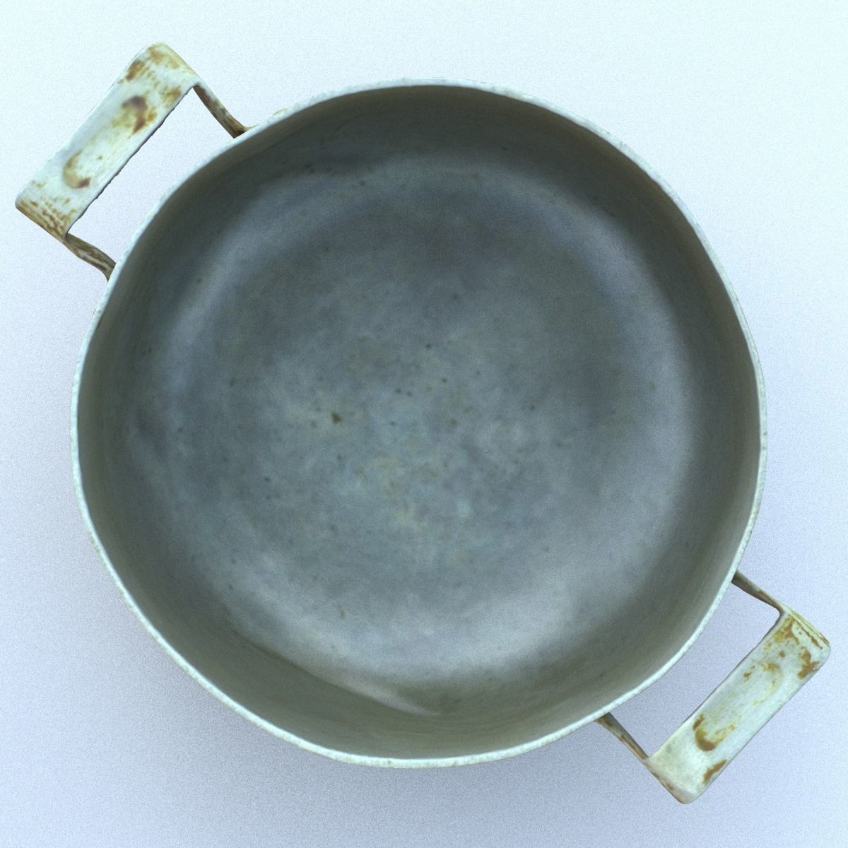 Saucepan High Poly metal pot 3D model_2