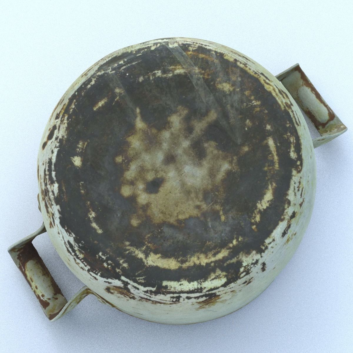 Saucepan High Poly metal pot 3D model_6