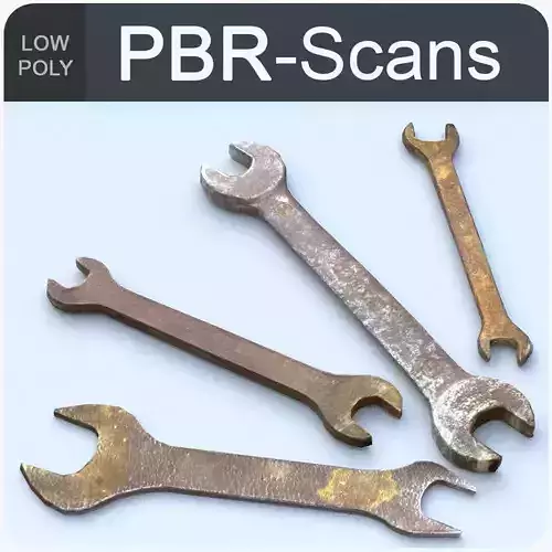 Wrenchs Low Poly wrenches - wrenches