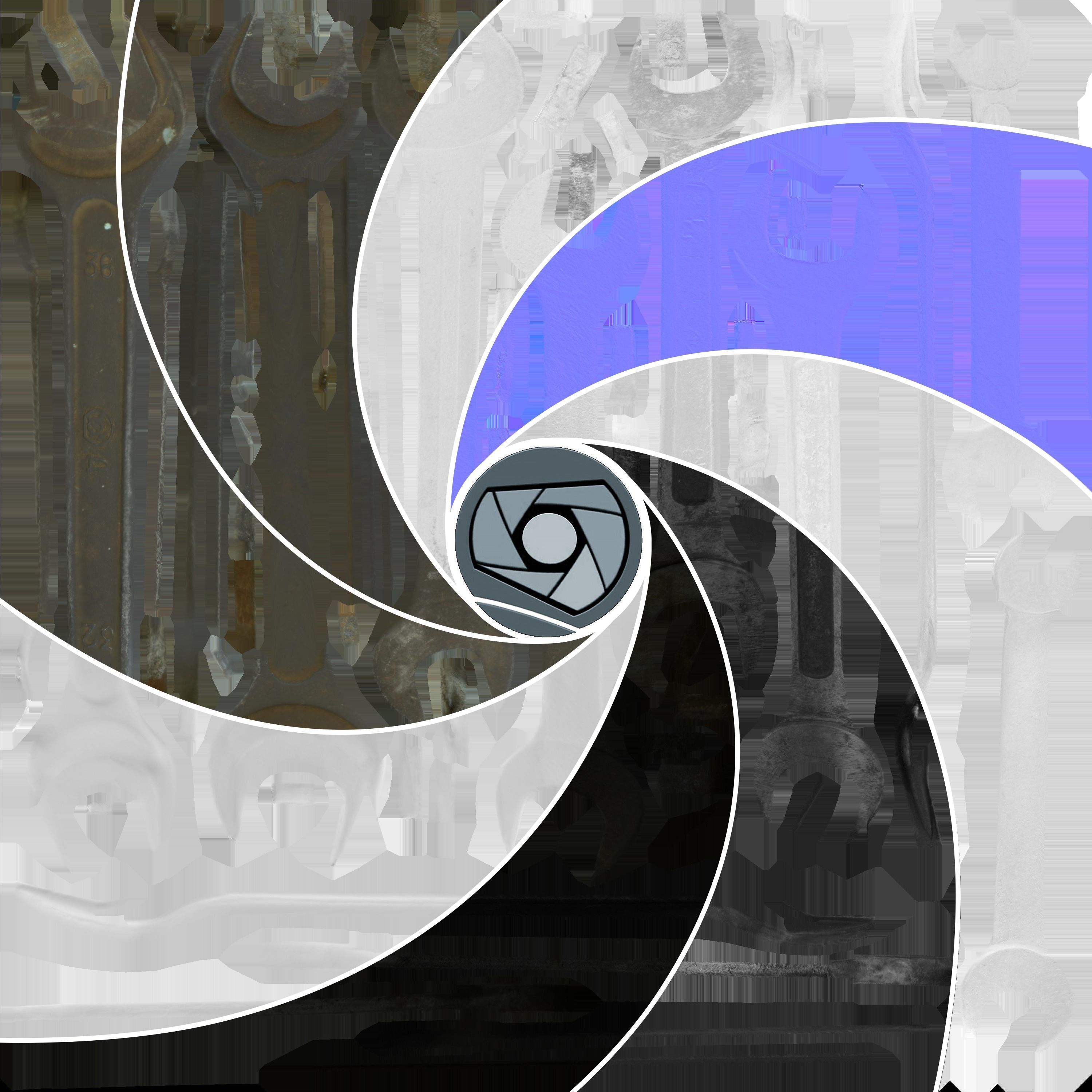 Wrenchs Low SM Low-poly 3D model_7