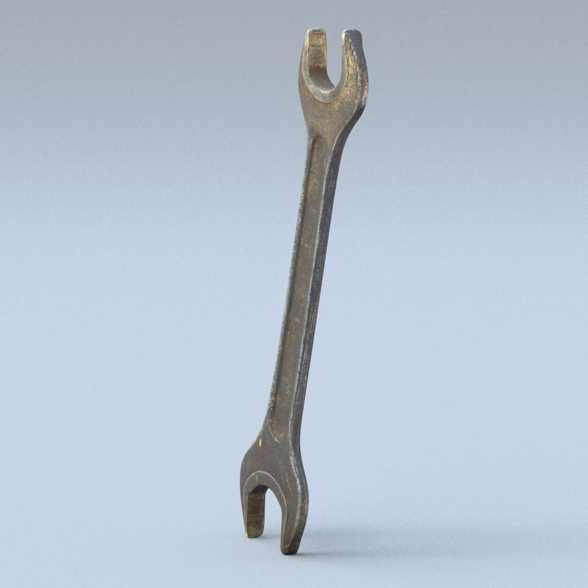 Wrench Low SM Free low-poly 3D model_9