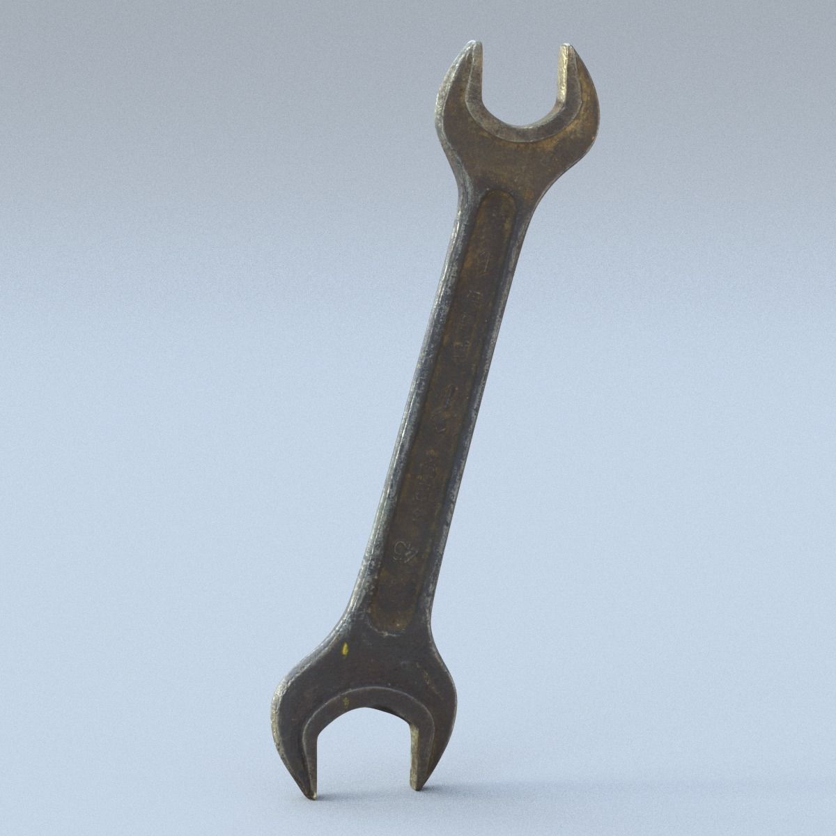 Wrench Low SM Free low-poly 3D model_10