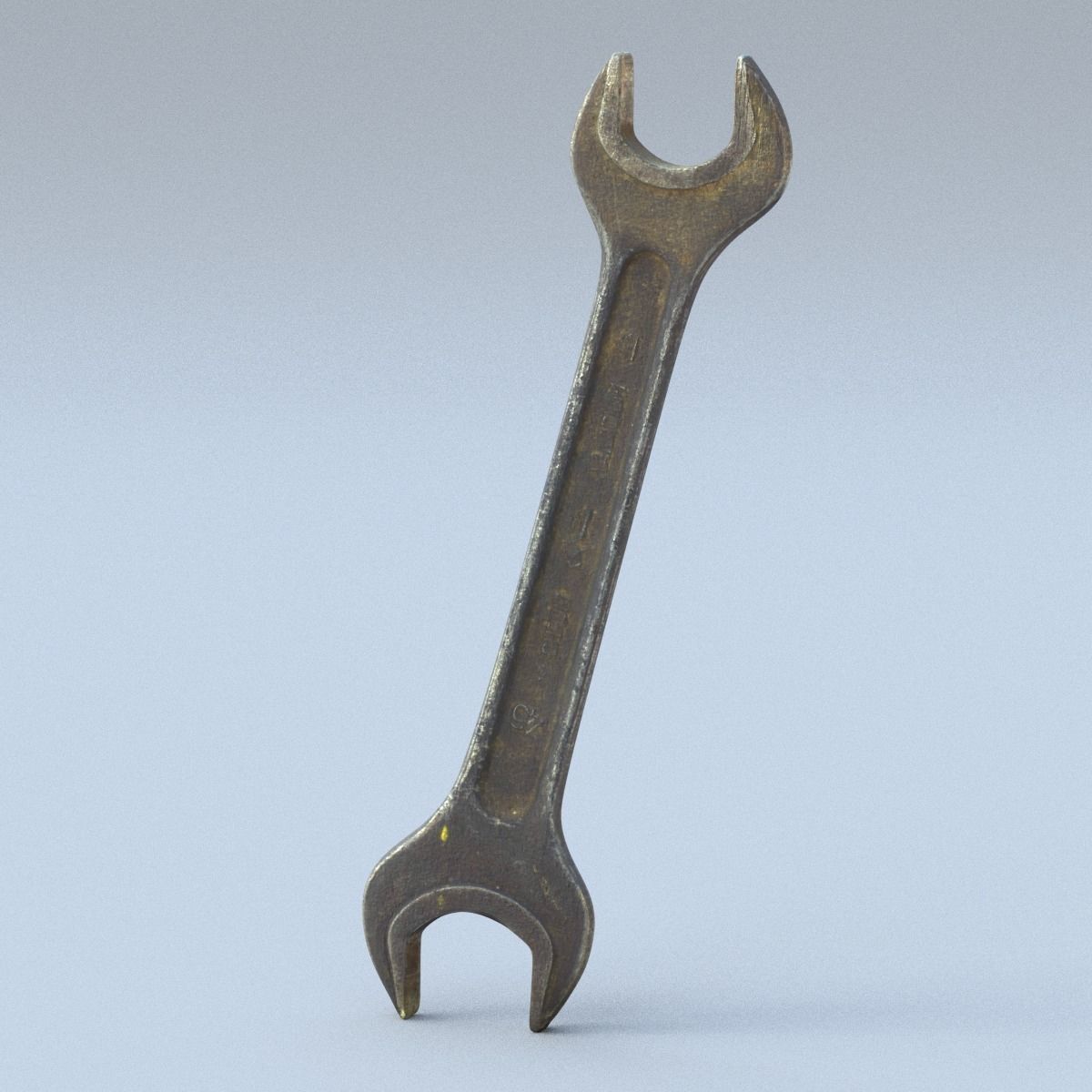 Wrench Low SM Free low-poly 3D model_6