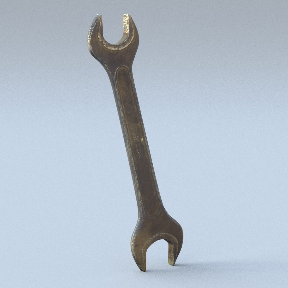 Wrench Low SM Free low-poly 3D model_8