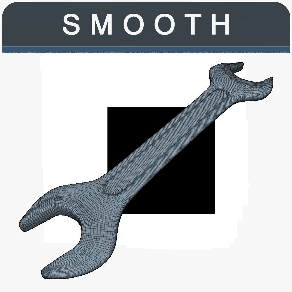 Wrench Low SM Free low-poly 3D model_2