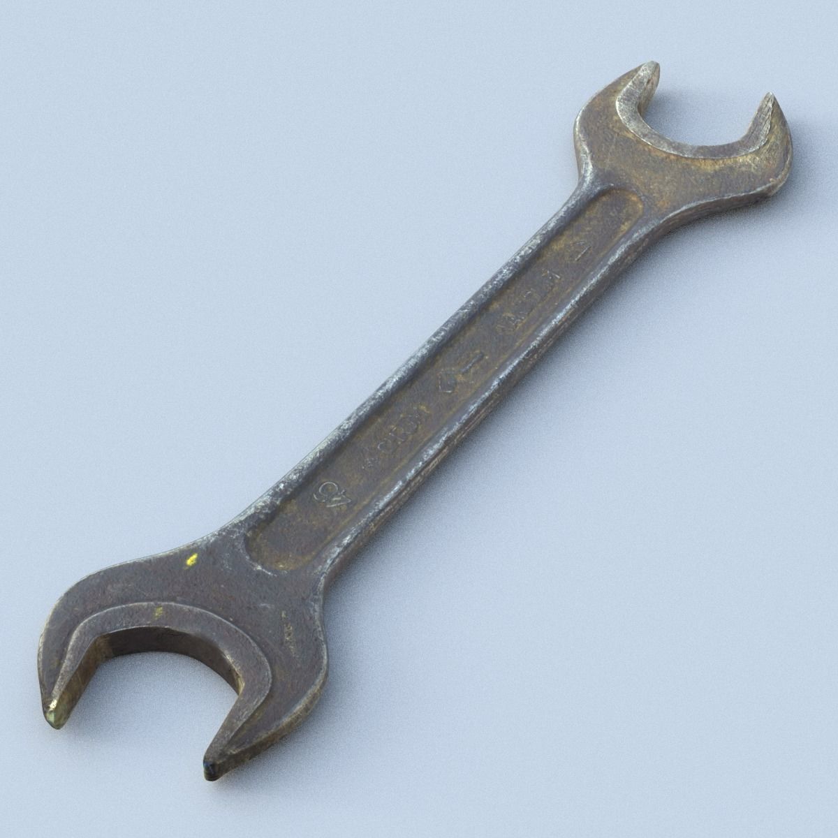 Wrench Low SM Free low-poly 3D model_1