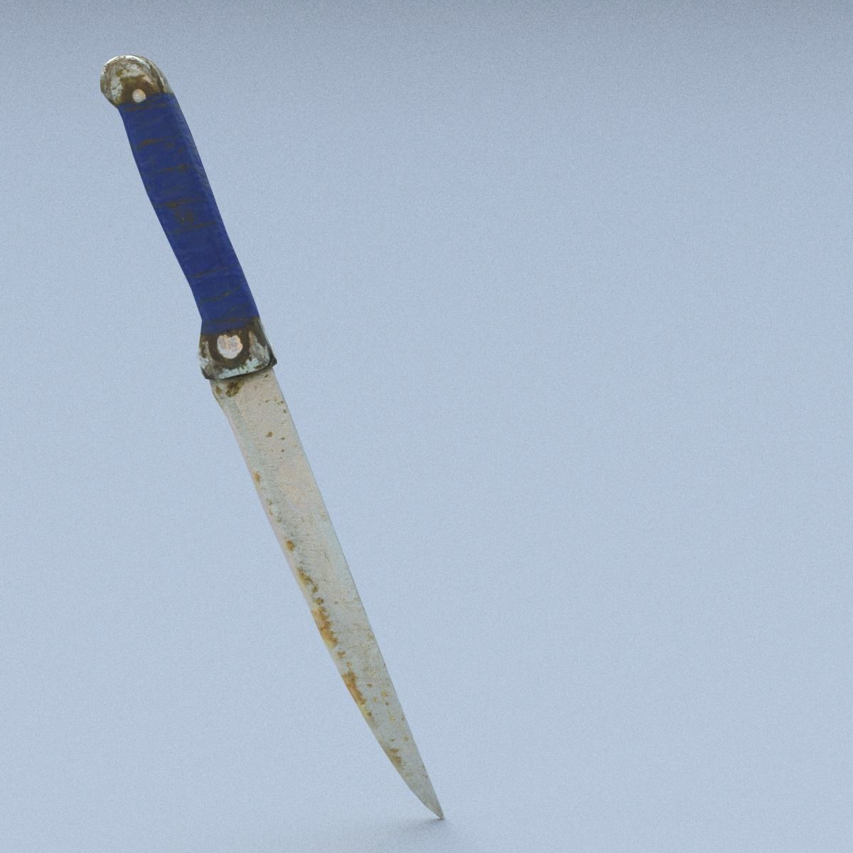 Knife Middle Poly 3D model_8