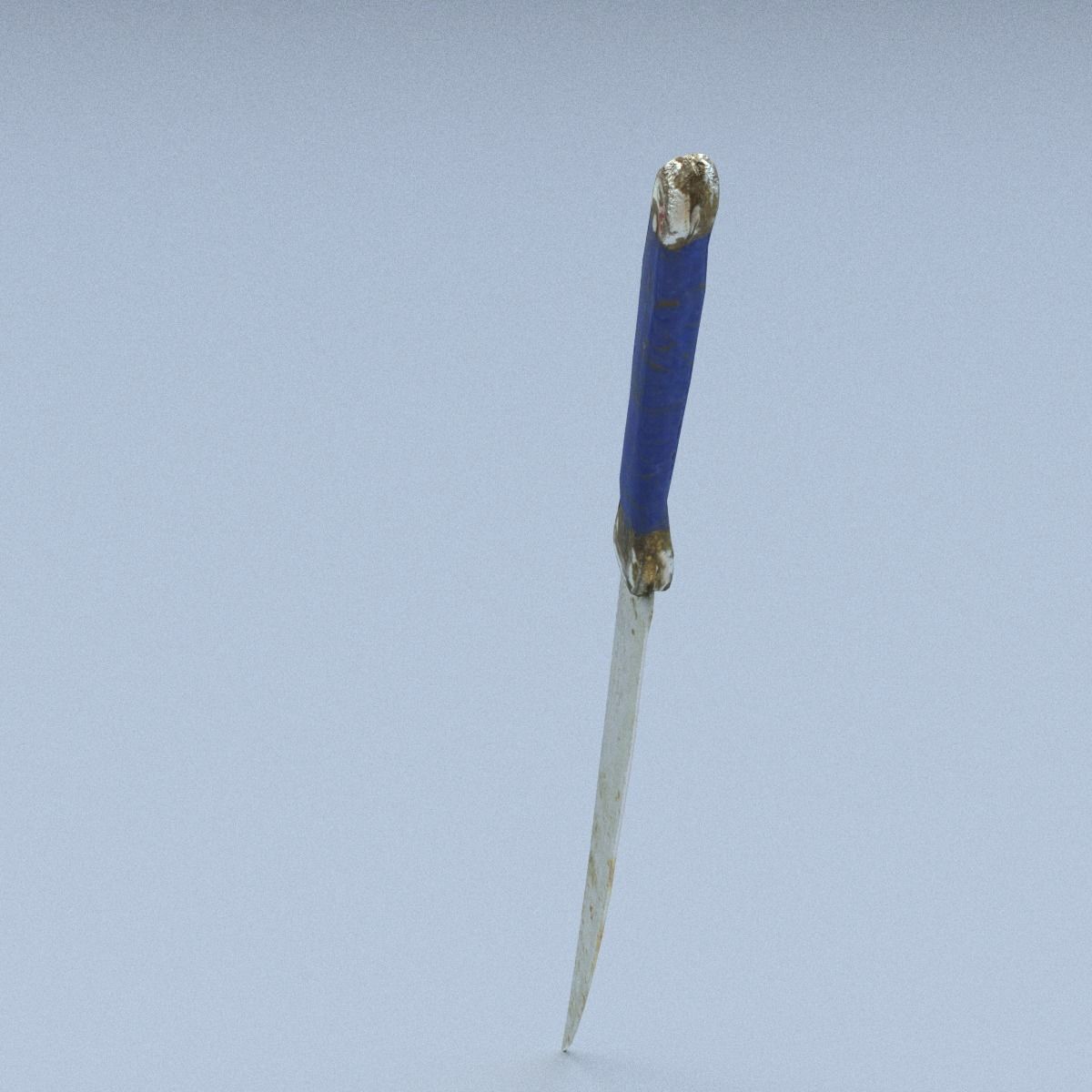 Knife Middle Poly 3D model_5