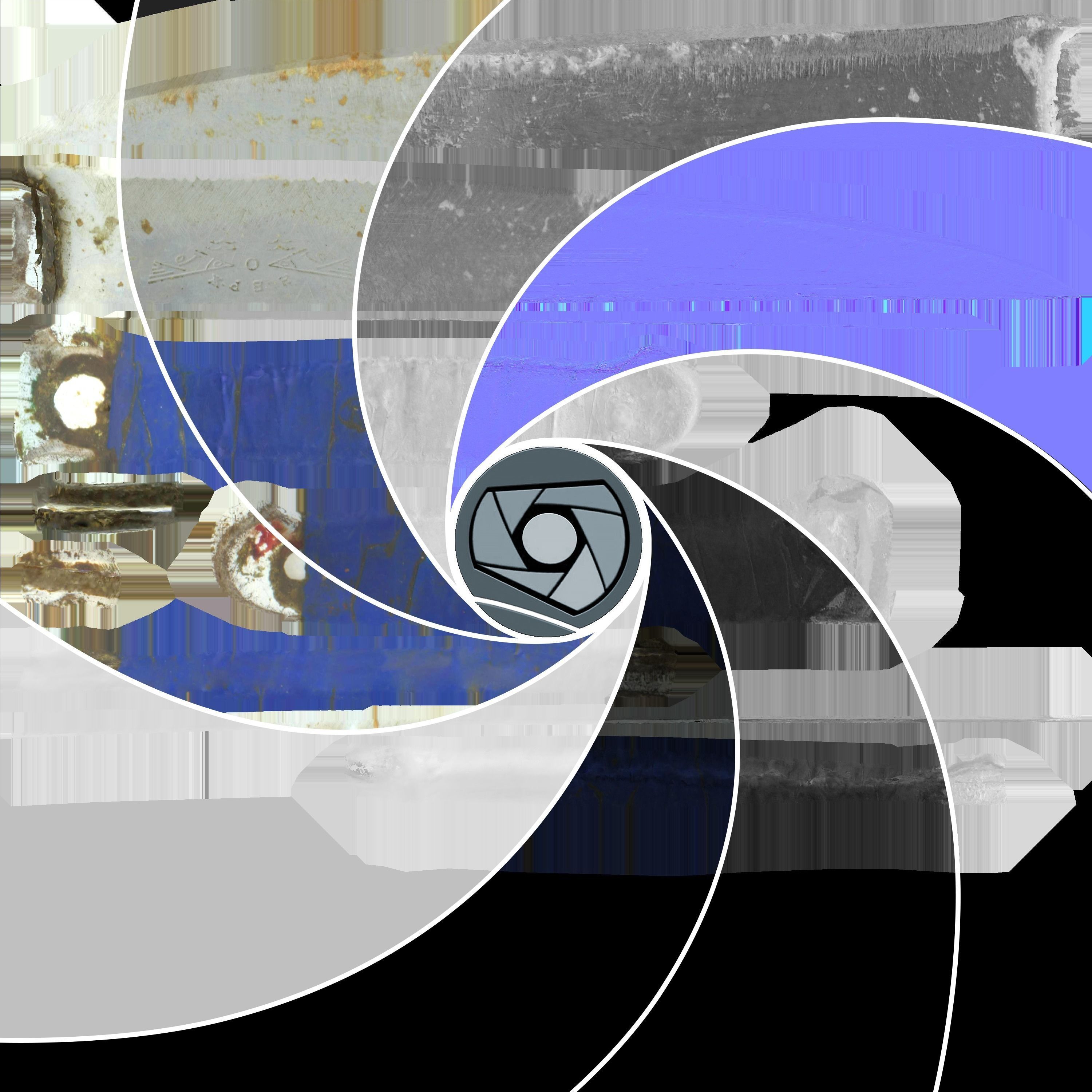 Knife Middle Poly 3D model_4