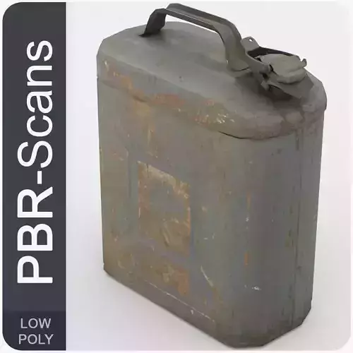 Jerry Can Low Poly