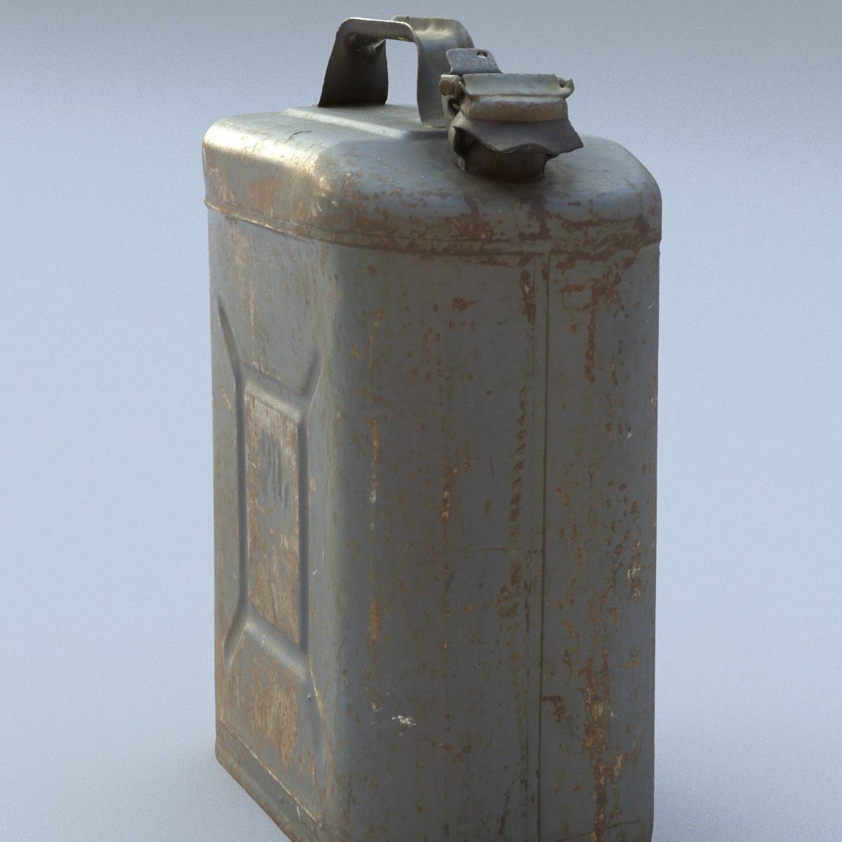 Jerry Can High Poly 3D model_7