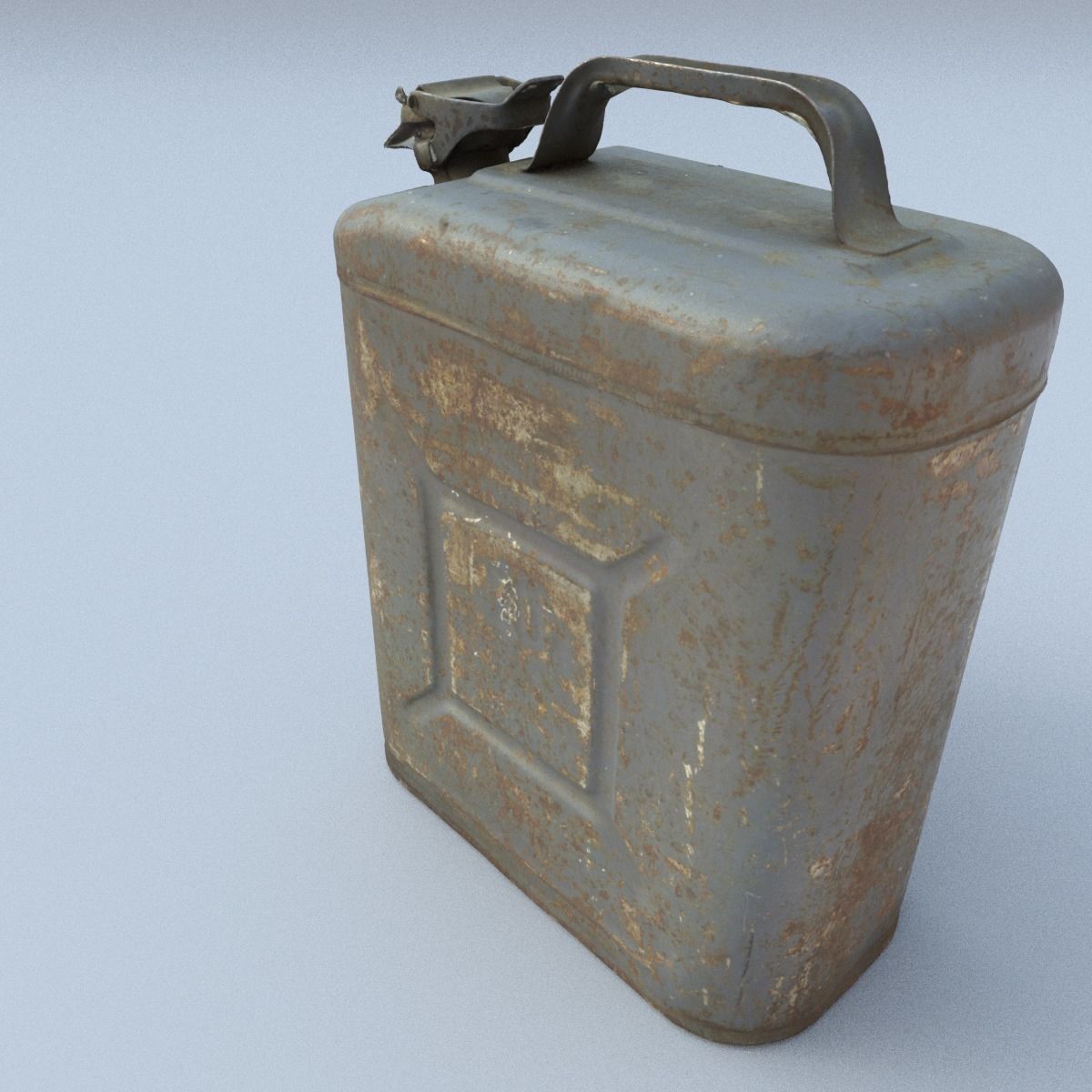Jerry Can High Poly 3D model_1