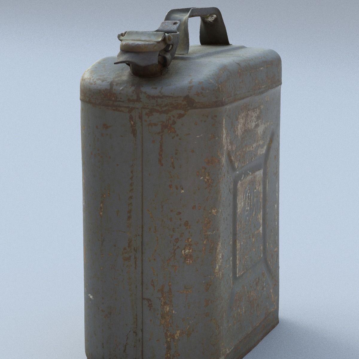 Jerry Can High Poly 3D model_5