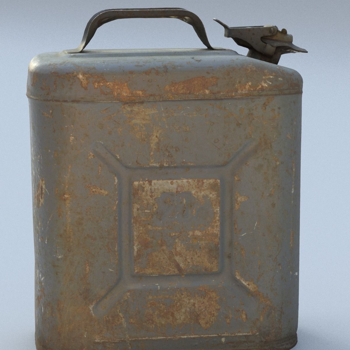 Jerry Can High Poly 3D model_12