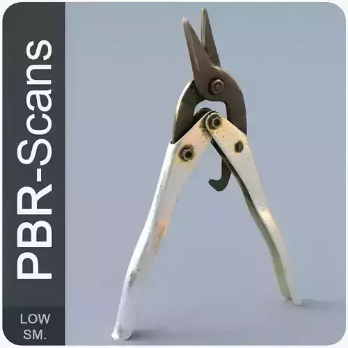 Cutters Low SM Low-poly 3D model