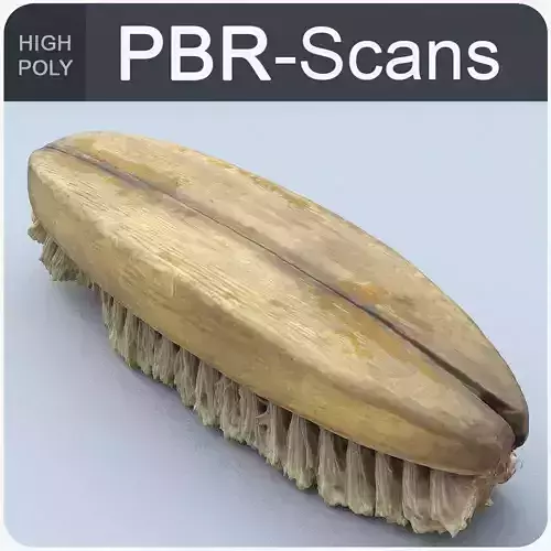 Brush High Poly wooden