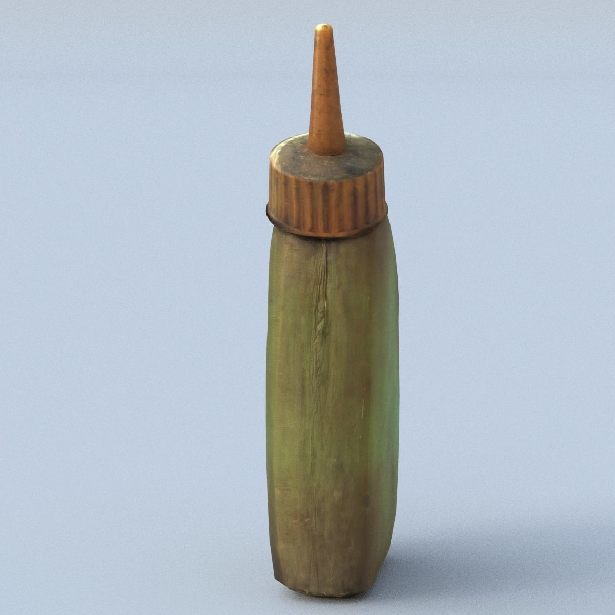 Oiler Low Poly oil bottle Low-poly 3D model_4