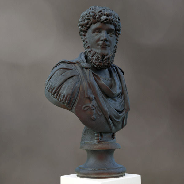 Lucius Verus Emperor Bust 3D model_10