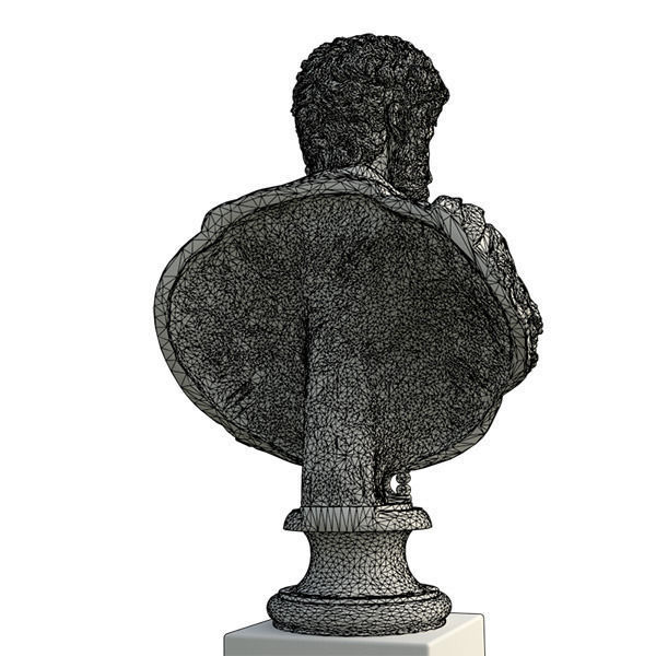 Lucius Verus Emperor Bust 3D model_13