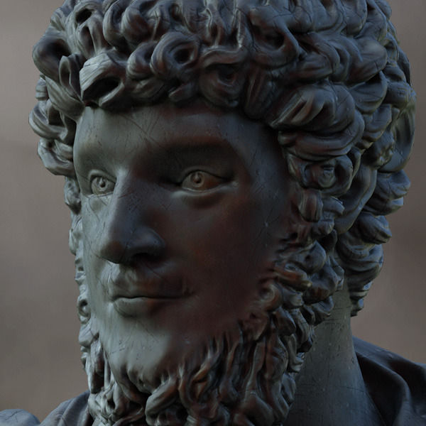 Lucius Verus Emperor Bust 3D model_11