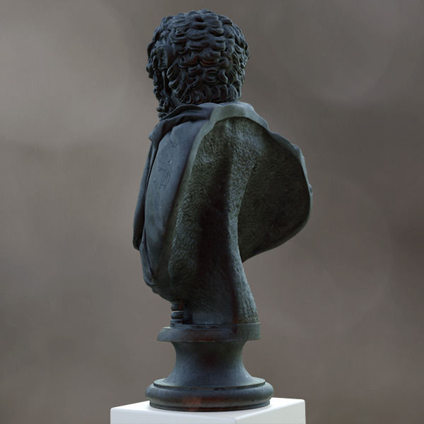 Lucius Verus Emperor Bust 3D model_8