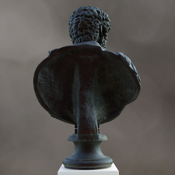 Lucius Verus Emperor Bust 3D model_9