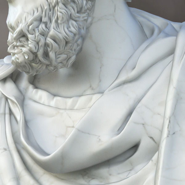 Lucius Verus Emperor Bust 3D model_5