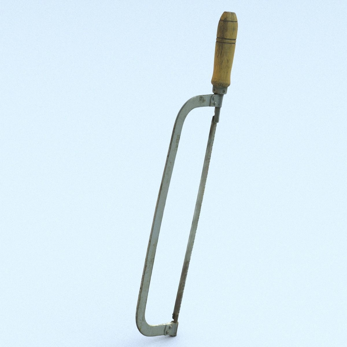 Hacksaw High Poly metal tool 3D model_11