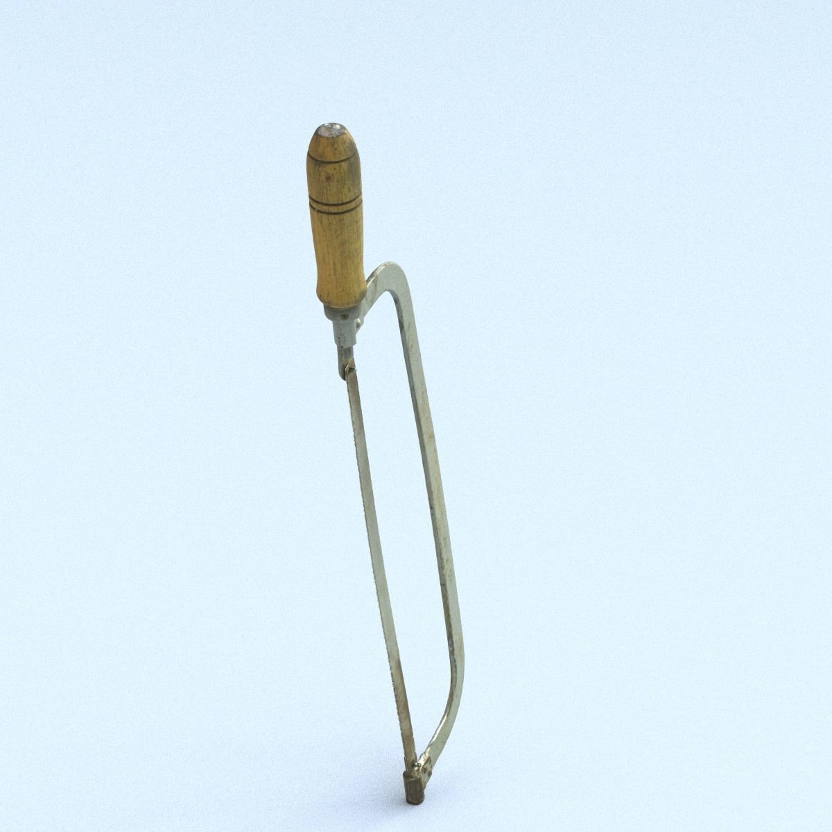 Hacksaw High Poly metal tool 3D model_8