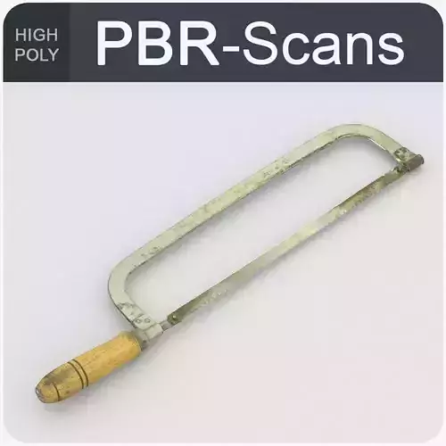 Hacksaw High Poly metal tool