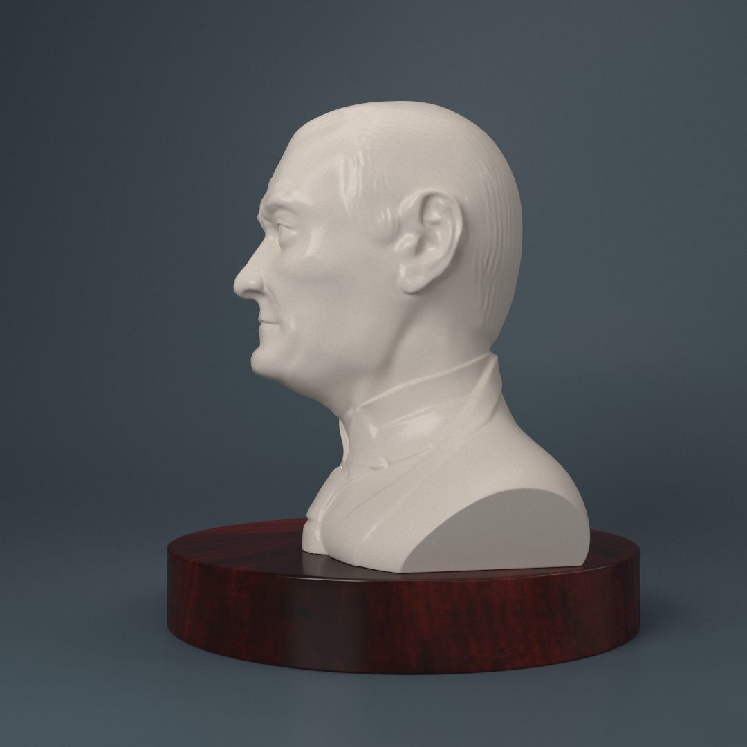 Mustafa Kemal Ataturk 3D print model_2
