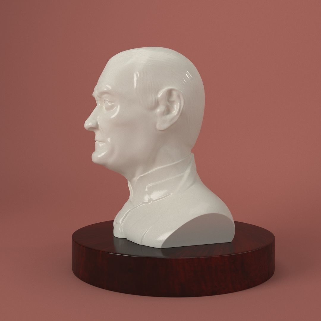 Mustafa Kemal Ataturk 3D print model_3