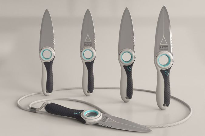 Knives from SUBNAUTICA video-game 3D print model