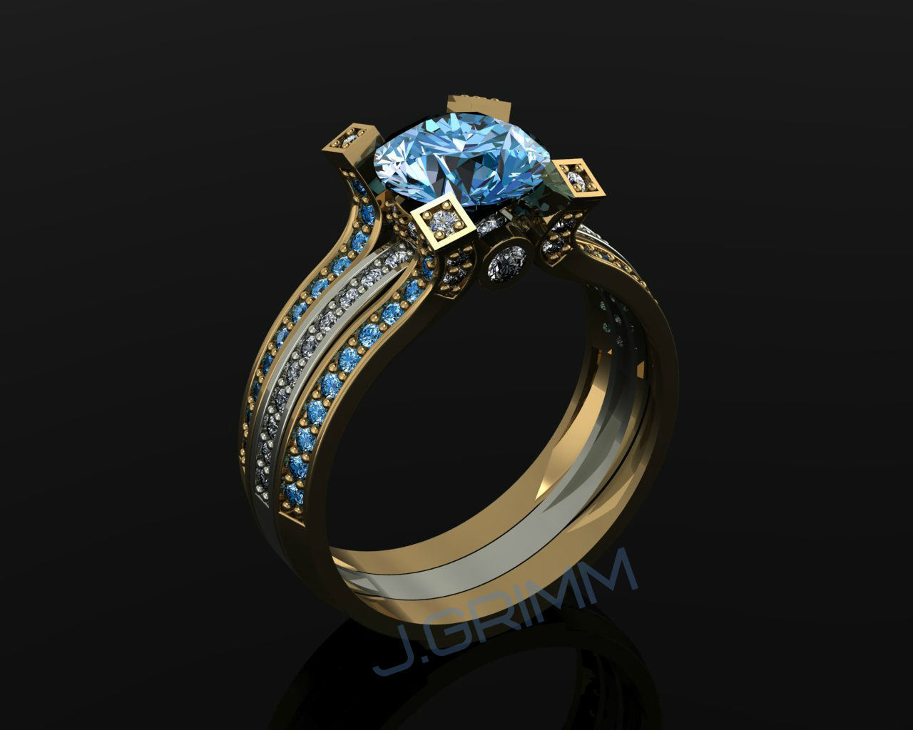 Ring Kirin 3D print model_3