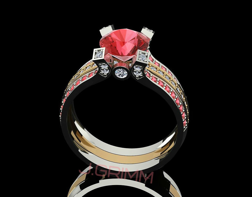 Ring Kirin 3D print model_5