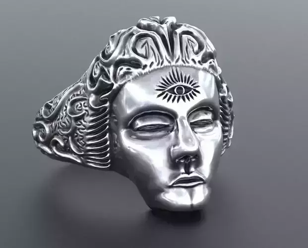 Ring with all-seeing eye 353
