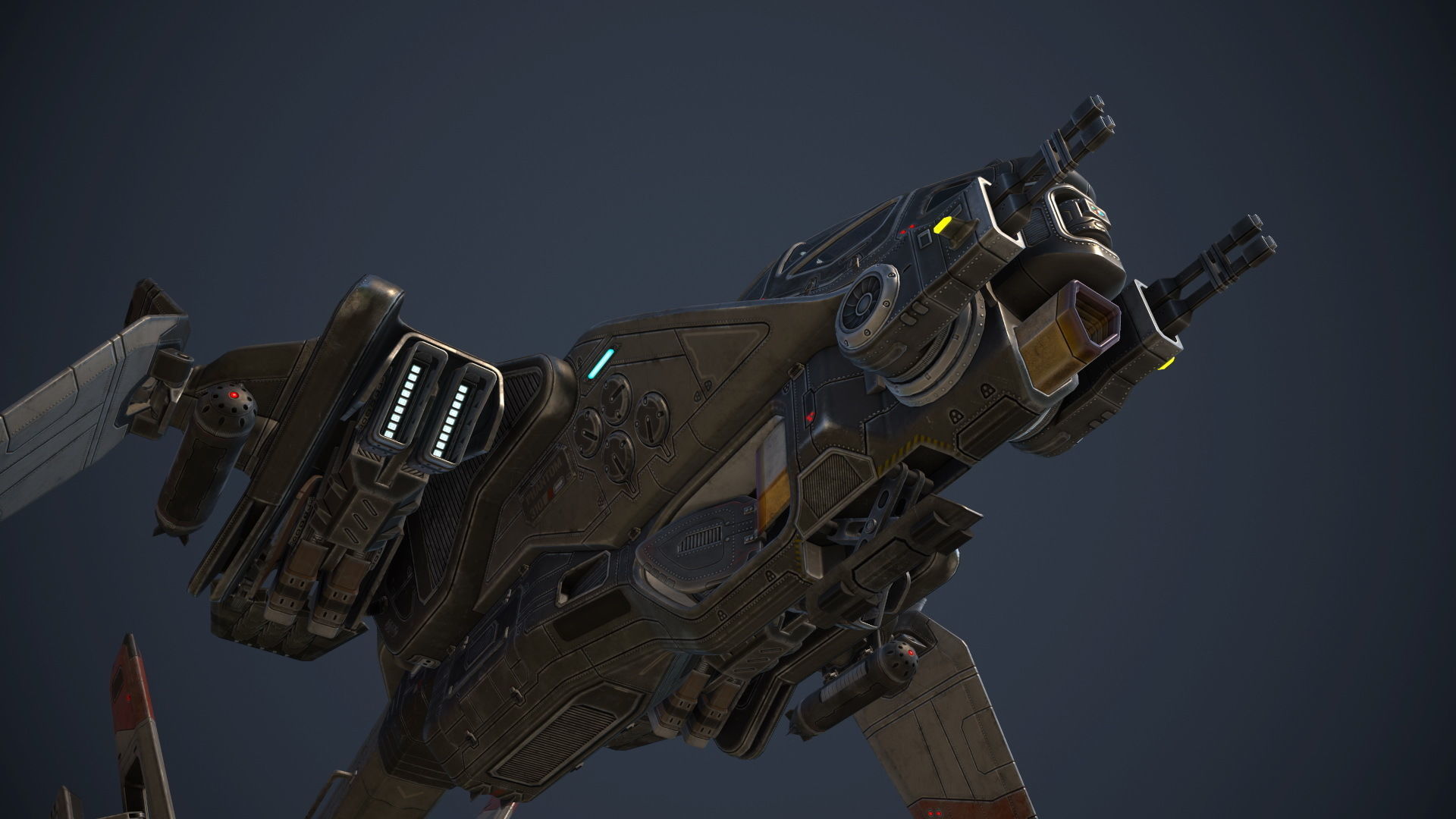 Phantom Aircraft Low-poly 3D model_23