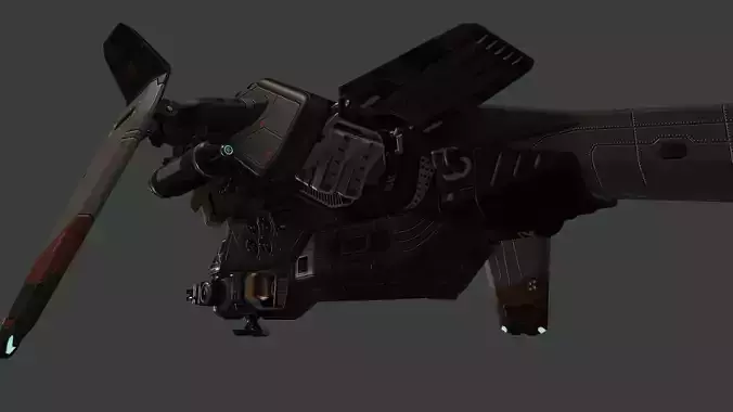 Phantom Aircraft Low-poly 3D model