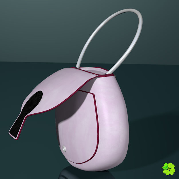 Handbag denim printed rigged low poly Low-poly 3D model_41