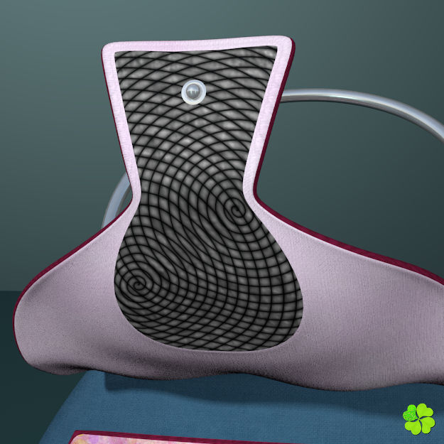 Handbag denim printed rigged low poly Low-poly 3D model_19