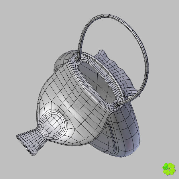 Handbag denim printed rigged low poly Low-poly 3D model_59