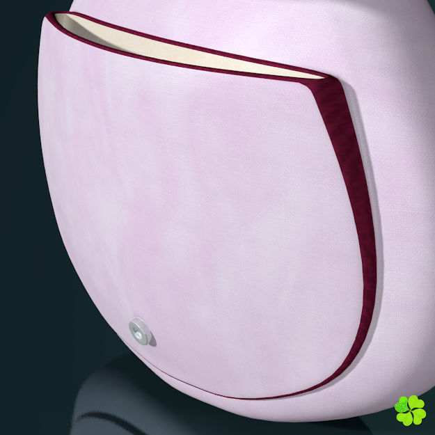 Handbag denim printed rigged low poly Low-poly 3D model_23