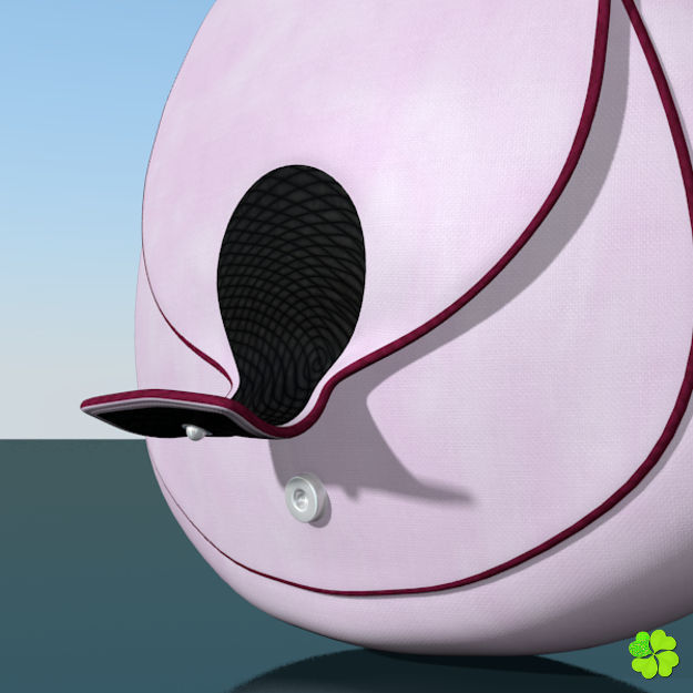 Handbag denim printed rigged low poly Low-poly 3D model_31