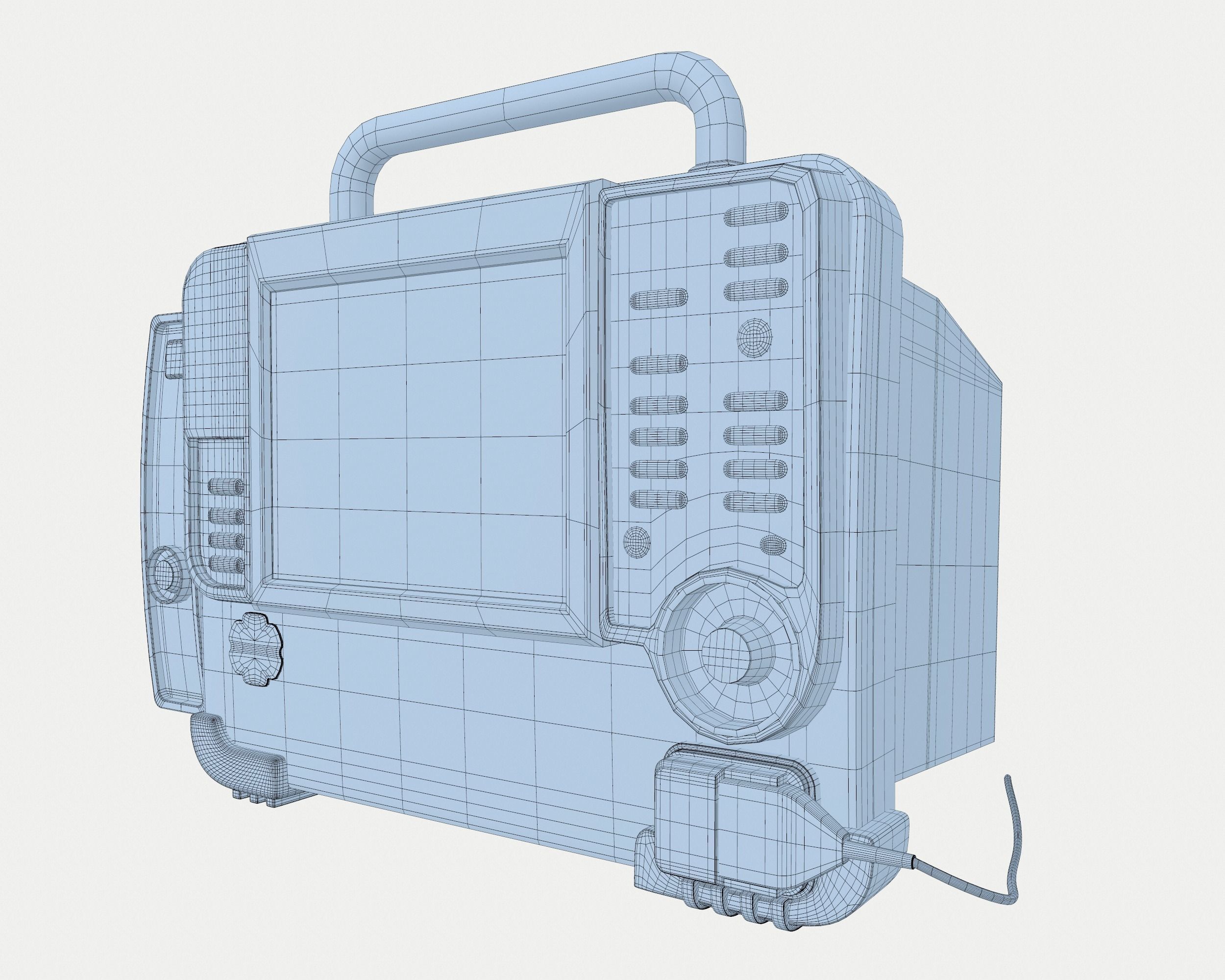 Defibrillator Medical 3D model_18